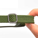 For Xiaomi Mi Band 6 / 5 / 4 / 3 Adjustable Nylon Braided Elasticity Watch Band(Blue)