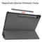 For Samsung Galaxy Tab S7 Lite T730 / T735 / Tab S7 FE T736 Custer Texture Horizontal Flip Leather Case with Three-folding Holder & Sleep / Wake-up Function(Grey)