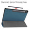 For Samsung Galaxy Tab S7 Lite T730 / T735 / Tab S7 FE T736 Custer Texture Horizontal Flip Leather Case with Three-folding Holder & Sleep / Wake-up Function(Dark Green)