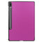 For Samsung Galaxy Tab S7 Lite T730 / T735 / Tab S7 FE T736 Custer Texture Horizontal Flip Leather Case with Three-folding Holder & Sleep / Wake-up Function(Purple)