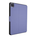 Electric Pressed Texture Horizontal Flip Leather Tablet Case with Holder & Pen Slot For iPad Pro 11 2021(Lavender Gray)