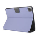 Electric Pressed Texture Horizontal Flip Leather Tablet Case with Holder & Pen Slot For iPad Pro 11 2021(Lavender Gray)