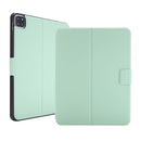 Electric Pressed Texture Horizontal Flip Leather Tablet Case with Holder & Pen Slot For iPad Pro 11 2021(Mint Green)