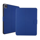 Electric Pressed Texture Horizontal Flip Leather Tablet Case with Holder & Pen Slot For iPad Pro 11 2021(Navy Blue)