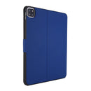 Electric Pressed Texture Horizontal Flip Leather Tablet Case with Holder & Pen Slot For iPad Pro 11 2021(Navy Blue)