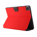 Electric Pressed Texture Horizontal Flip Leather Tablet Case with Holder & Pen Slot For iPad Pro 11 2021(Red)