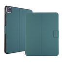 Electric Pressed Texture Horizontal Flip Leather Tablet Case with Holder & Pen Slot For iPad Pro 11 2021(Dark Green)