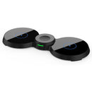 H20 15W QI Standard 3 in 1 Planar Figure-8-shaped Magnetic Wireless Charger for Phones & Apple Watch & AirPods(Black)