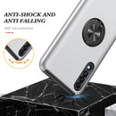 For Samsung Galaxy A30s / A50s / A50 PC + TPU Shockproof Magnetic Protective Case with Invisible Ring Holder(Silver)
