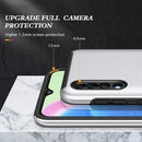 For Samsung Galaxy A30s / A50s / A50 PC + TPU Shockproof Magnetic Protective Case with Invisible Ring Holder(Silver)