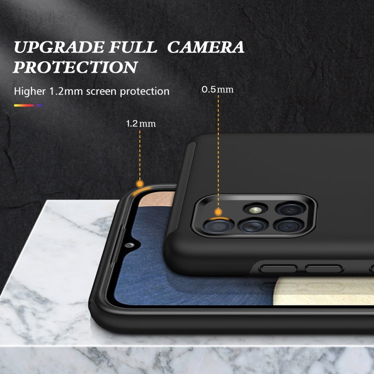 For Samsung Galaxy A71 4G PC + TPU Shockproof Magnetic Protective Case with Invisible Ring Holder(Black)