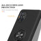 For Samsung Galaxy A71 4G PC + TPU Shockproof Magnetic Protective Case with Invisible Ring Holder(Black)