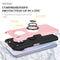 For Huawei Y9a PC + TPU Shockproof Magnetic Protective Case with Invisible Ring Holder(Rose Gold)