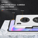 For Huawei Y9a PC + TPU Shockproof Magnetic Protective Case with Invisible Ring Holder(Silver)