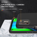 For Motorola Moto G9 Plus PC + TPU Shockproof Magnetic Protective Case with Invisible Ring Holder(Black)