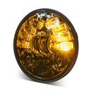 DC9-30V / 6000K / 3000K / 20000LM 5.75 inch Motorcycle Gradient Headlight
