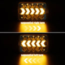 DC9-30V / 200W / 20000LM / IP67 5 inch Truck Running Water Turn Signal LED Dynamic Blinker Side Light
