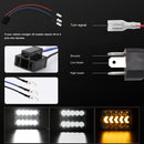 DC9-30V / 200W / 20000LM / IP67 5 inch Truck Running Water Turn Signal LED Dynamic Blinker Side Light