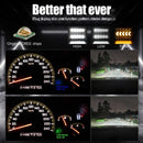 DC9-30V / 200W / 20000LM / IP67 5 inch Truck Running Water Turn Signal LED Dynamic Blinker Side Light