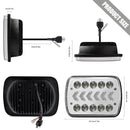 DC9-30V / 300W / 30000LM / IP67 7 inch Truck Running Water Turn Signal LED Dynamic Blinker Side Light