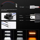DC9-30V / 300W / 30000LM / IP67 7 inch Truck Running Water Turn Signal LED Dynamic Blinker Side Light