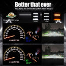 DC9-30V / 300W / 30000LM / IP67 7 inch Truck Running Water Turn Signal LED Dynamic Blinker Side Light