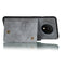 For OnePlus 7T Shockproof Magnetic PU + TPU Protective Case with Card Slots(Grey)