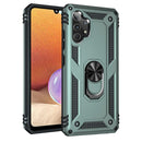 For Samsung Galaxy A53 / A53s / A32 4G Shockproof TPU + PC Protective Case with 360 Degree Rotating Holder(Green)