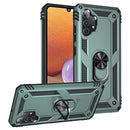 For Samsung Galaxy A53 / A53s / A32 4G Shockproof TPU + PC Protective Case with 360 Degree Rotating Holder(Green)