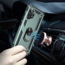 For Samsung Galaxy A53 / A53s / A32 4G Shockproof TPU + PC Protective Case with 360 Degree Rotating Holder(Green)