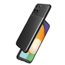 For Samsung Galaxy A22 4G Carbon Fiber Texture Shockproof TPU Case(Blue)