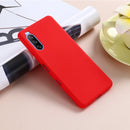 For Sony Xperia 10 III Pure Color Liquid Silicone Shockproof Full Coverage Case(Red)