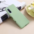 For Sony Xperia 10 III Pure Color Liquid Silicone Shockproof Full Coverage Case(Green)
