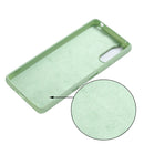 For Sony Xperia 10 III Pure Color Liquid Silicone Shockproof Full Coverage Case(Green)
