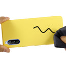 For Sony Xperia 10 III Pure Color Liquid Silicone Shockproof Full Coverage Case(Yellow)