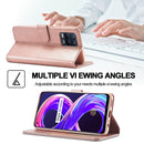 For OPPO Realme 8 / 8 Pro LC.IMEEKE Calf Texture Horizontal Flip Leather Case, with Holder & Card Slots & Wallet(Rose Gold)