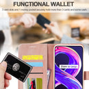 For OPPO Realme 8 / 8 Pro LC.IMEEKE Calf Texture Horizontal Flip Leather Case, with Holder & Card Slots & Wallet(Rose Gold)