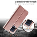 For OPPO Realme 8 / 8 Pro LC.IMEEKE Calf Texture Horizontal Flip Leather Case, with Holder & Card Slots & Wallet(Rose Gold)