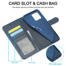 For OPPO Realme 8 / 8 Pro LC.IMEEKE Calf Texture Horizontal Flip Leather Case, with Holder & Card Slots & Wallet(Blue)