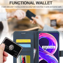 For OPPO Realme 8 / 8 Pro LC.IMEEKE Calf Texture Horizontal Flip Leather Case, with Holder & Card Slots & Wallet(Blue)