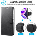 For OPPO Realme 8 / 8 Pro LC.IMEEKE Calf Texture Horizontal Flip Leather Case, with Holder & Card Slots & Wallet(Black)