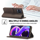 For OPPO Realme 8 / 8 Pro LC.IMEEKE Calf Texture Horizontal Flip Leather Case, with Holder & Card Slots & Wallet(Brown)