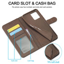 For OPPO Realme 8 / 8 Pro LC.IMEEKE Calf Texture Horizontal Flip Leather Case, with Holder & Card Slots & Wallet(Brown)