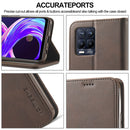 For OPPO Realme 8 / 8 Pro LC.IMEEKE Calf Texture Horizontal Flip Leather Case, with Holder & Card Slots & Wallet(Brown)