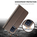 For OPPO Realme 8 / 8 Pro LC.IMEEKE Calf Texture Horizontal Flip Leather Case, with Holder & Card Slots & Wallet(Brown)