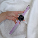 20mm T-shaped Buckle Silicone Watch Band(Purple)