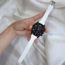20mm T-shaped Buckle Silicone Watch Band(White)