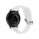 20mm T-shaped Buckle Silicone Watch Band(White)