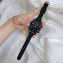 20mm T-shaped Buckle Silicone Watch Band(Black)