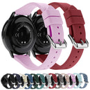 20mm T-shaped Buckle Silicone Watch Band(Black)